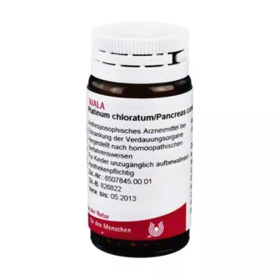 Clorato de platino / páncreas, 20 g