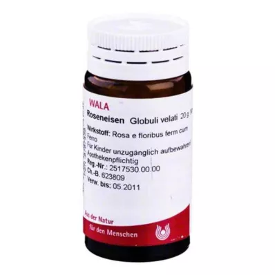 Glóbulos de hierro rosa, 20 g