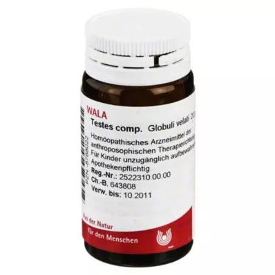 Compensación de testículos.Glóbulos, 20 g