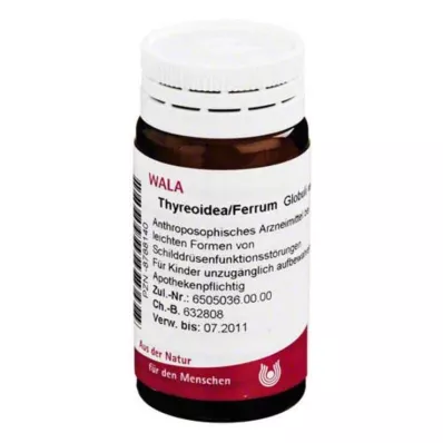Glóbulos de Thyroidea Ferrum, 20 g Glóbulos de Thyroidea Ferrum, 20 g