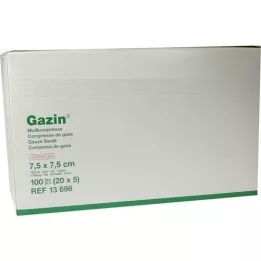 GAZIN Gasa comp.7,5x7,5 cm estéril 12x media, 20X5 uds