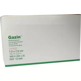 GAZIN Gasa comp.7,5x7,5 cm estéril 12x media, 20X5 uds