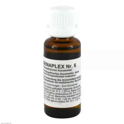 REGENAPLEX No.6 gotas, 30 ml