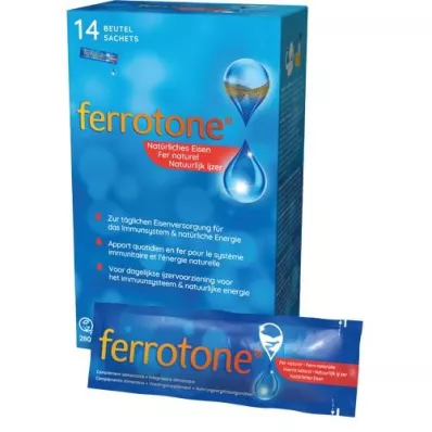 FERROTONE Bolsita de hierro, 14X20 ml