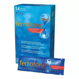 FERROTONE Bolsita de hierro, 14X20 ml