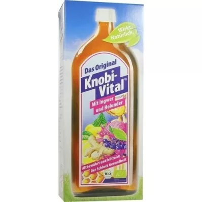 KNOBIVITAL con jengibre y saúco ecológico, 960 ml