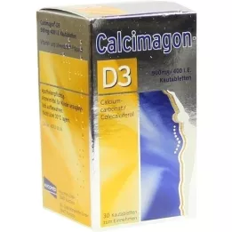 CALCIMAGON D3 comprimidos masticables, 30 uds