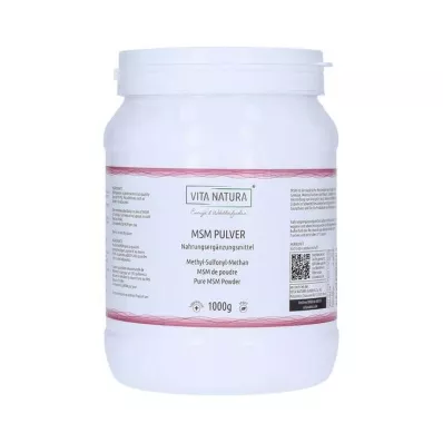 MSM PULVER Metilsulfonilmetano en polvo, 1000 g
