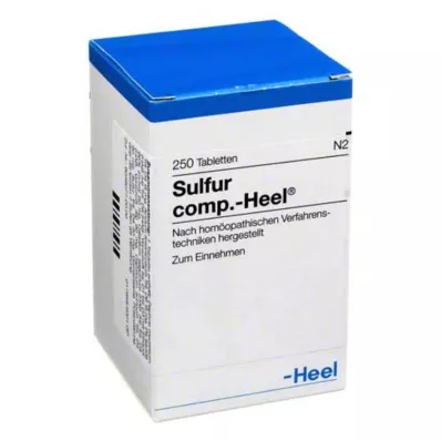 SULFUR COMP.Pastillas para el talón, 250 uds
