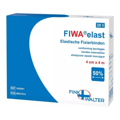 FIXIERBINDE elástico 4 cmx4 m suelto, 1X20 piezas