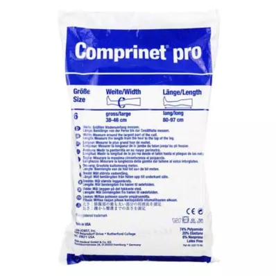 COMPRINET pro stocking top largo talla 6 blanco, 2 uds
