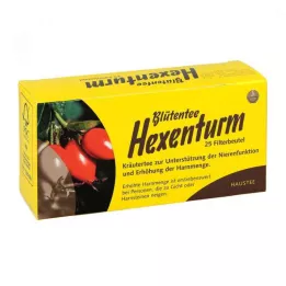 HEXENTURM Bolsa de filtro de té de flores, 25 unidades