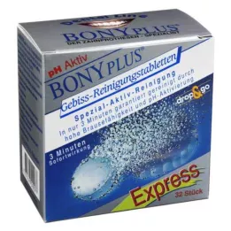BONYPLUS Pastillas efervescentes limpiadoras, 32 uds