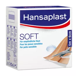 HANSAPLAST Rollo de yeso blando de 6 cmx5 m, 1 ud