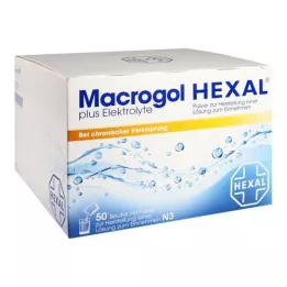 MACROGOL HEXAL más electrolitos Plv.z.H.e.L.z.E., 50 uds