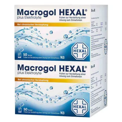 MACROGOL HEXAL más electrolitos Plv.z.H.e.L.z.E., 100 uds