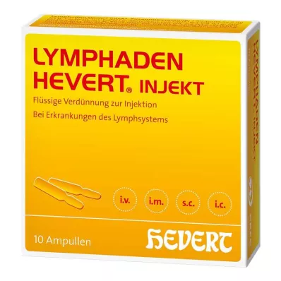 LYMPHADEN HEVERT inyectar ampollas, 10 uds