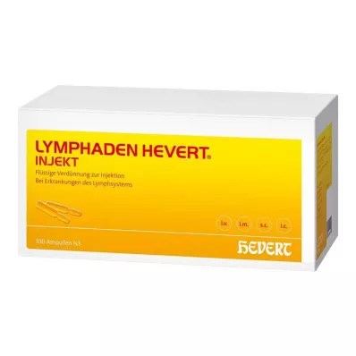 LYMPHADEN HEVERT inyectar ampollas, 100 uds