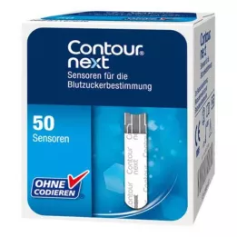CONTOUR Tiras reactivas Next Sensors, 50 unidades