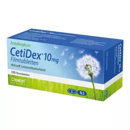 Cetidex 10 mg tabletas recubiertas de película, 100 st