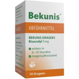 BEKUNIS Bisacodyl 5 mg comprimidos para jugo gástrico, 10 uds