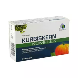 KÜRBISKERN KOMPLEX Cápsulas, 80 uds