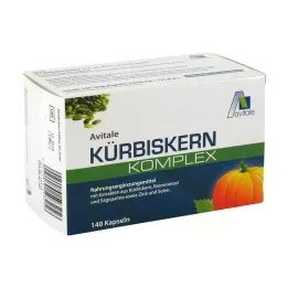 KÜRBISKERN KOMPLEX Cápsulas, 140 uds