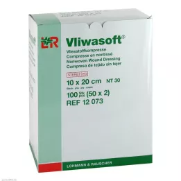 VLIWASOFT Compresas no tejidas 10x20 cm estériles 6l., 50X2 ud