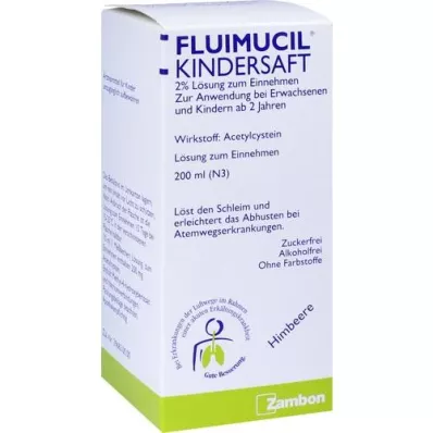 FLUIMUCIL Zumo para niños, 200 ml