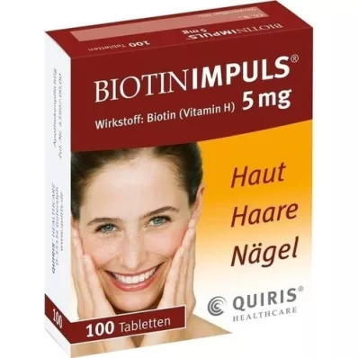 BIOTIN IMPULS 5 mg comprimidos, 100 uds