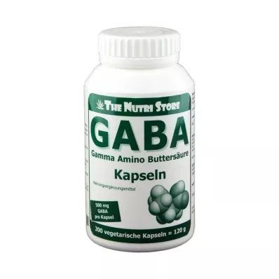 GABA 500 mg cápsulas vegetales, 200 uds