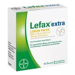 Gránulos frescos de limón extra Lefax, 16 piezas