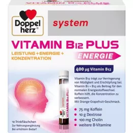 DOPPELHERZ Sistema Vitamina B12 Plus Ampollas para beber, 10X25 ml