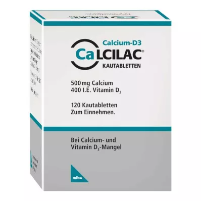 CALCILAC Comprimidos masticables, 120 uds