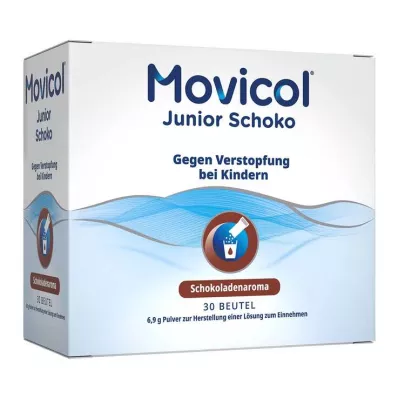 Movicol Junior chocolate en polvo para hacer solución oral, 30X6,9 g