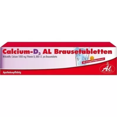 CALCIUM-D3 AL Comprimidos efervescentes, 50 uds
