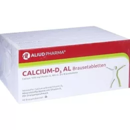 CALCIUM-D3 AL Comprimidos efervescentes, 120 uds