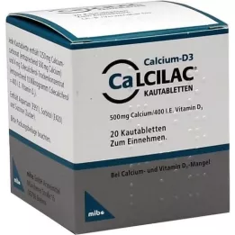 CALCILAC Comprimidos masticables, 20 uds