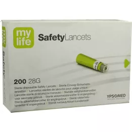 MYLIFE Lancetas de seguridad, 200 unidades