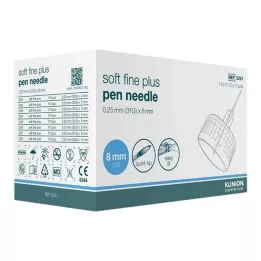 KLINION Agujas pluma plus finas blandas 0,25x8 mm 31 G, 110 uds