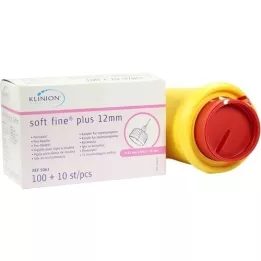 KLINION Agujas para bolígrafo Soft fine plus 0,33x12 mm 29 G, 110 uds