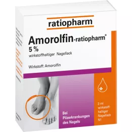 AMOROLFIN-laca de uñas ratiopharm 5% de principio activo, 3 ml