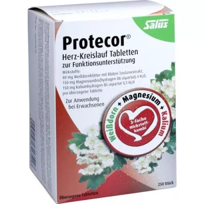 PROTECOR Tabl.z.Funktionsunt.Salus Cardiovascular, 250 uds