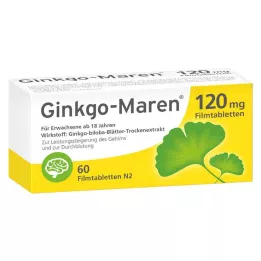 GINKGO-MAREN 120 mg comprimidos recubiertos con película, 60 uds