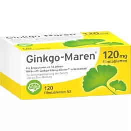 GINKGO-MAREN 120 mg comprimidos recubiertos con película, 120 uds