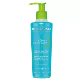 BIODERMA Gel limpiador Sebium Gel Moussant, 200 ml