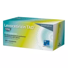 Levocetirizina TAD® 5 mg comprimidos recubiertos con película, 100 piezas