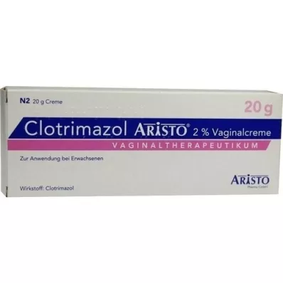 CLOTRIMAZOL ARISTO 2% crema vaginal + 3 aplic., 20 g