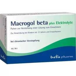 MACROGOL beta más electrolitos Plv.z.H.e.L.z.Einn., 10 uds