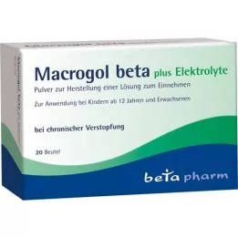 MACROGOL beta más electrolitos Plv.z.H.e.L.z.Einn., 20 uds